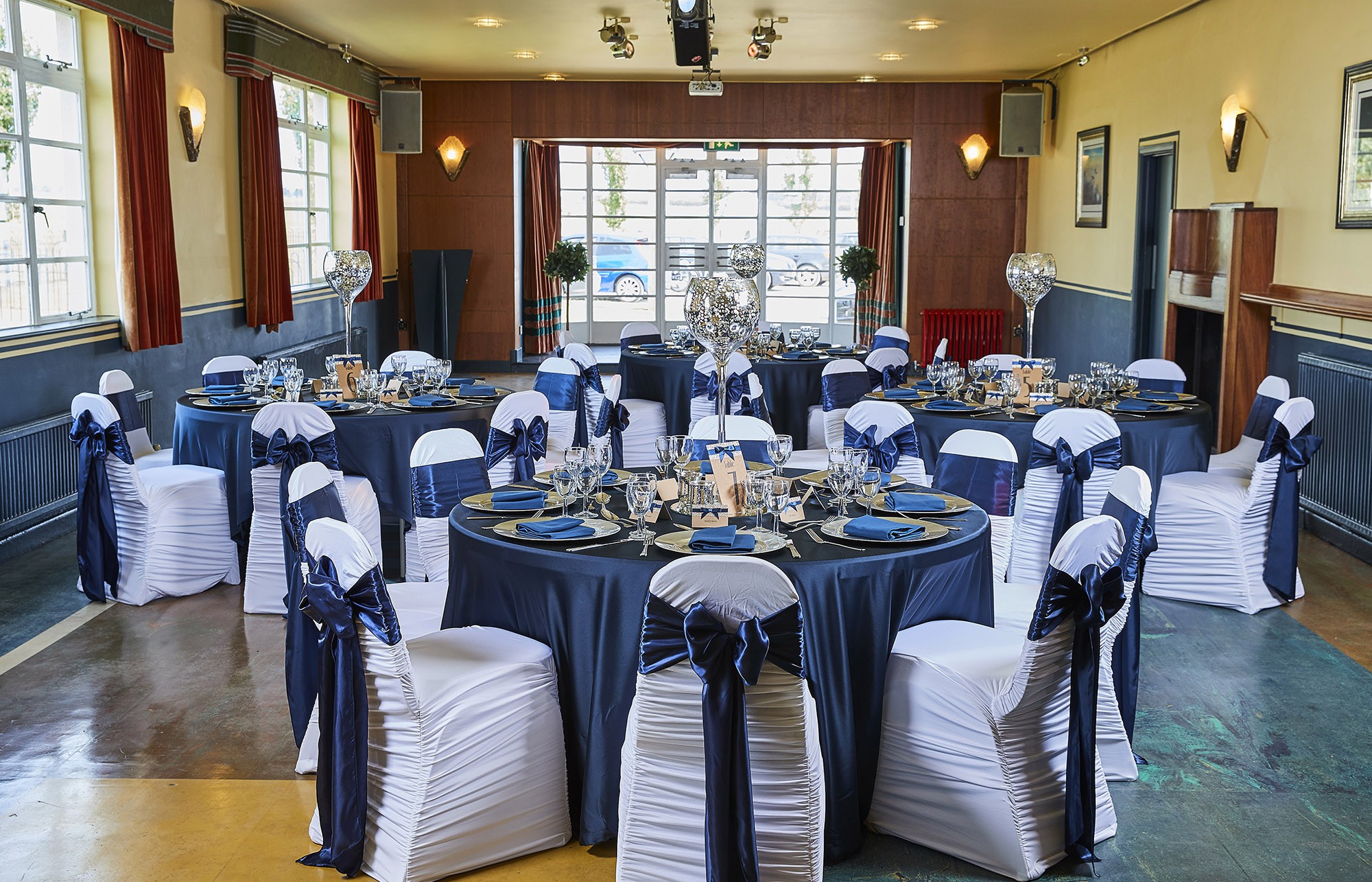 Dinner dance set up in the Cirrus